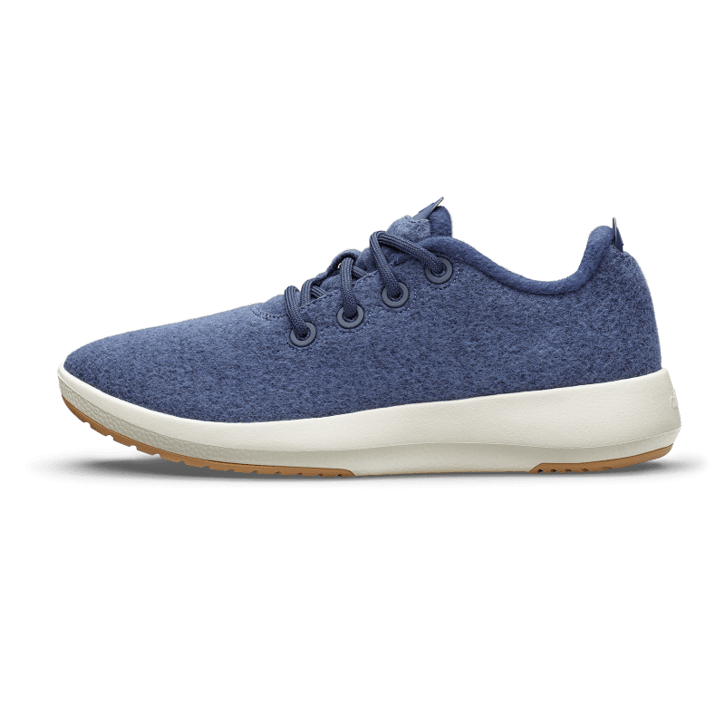 A10101M100 Wool Runner Mizzle Side Global Mens Wool Hazy Indigo Natural White