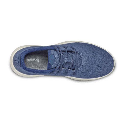 A10101M100 Wool Runner Mizzle Top Global Mens Wool Hazy Indigo Natural White