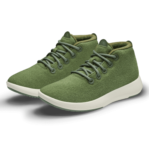 A10123M080 Wool Runner up Mizzle Pair Global Mens Wool Thunder Green Natural White 1