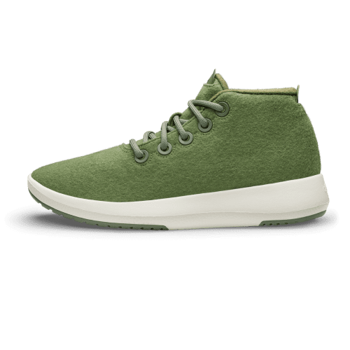 A10123M080 Wool Runner up Mizzle Side Global Mens Wool Thunder Green Natural White 1