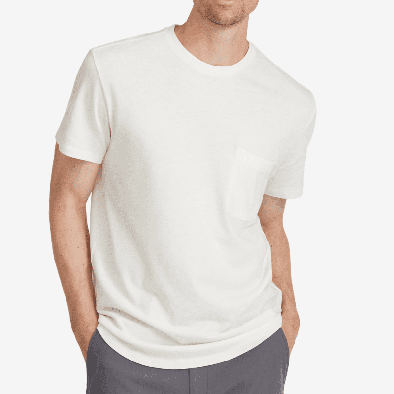 Men s Anytime Tee Natural White 01