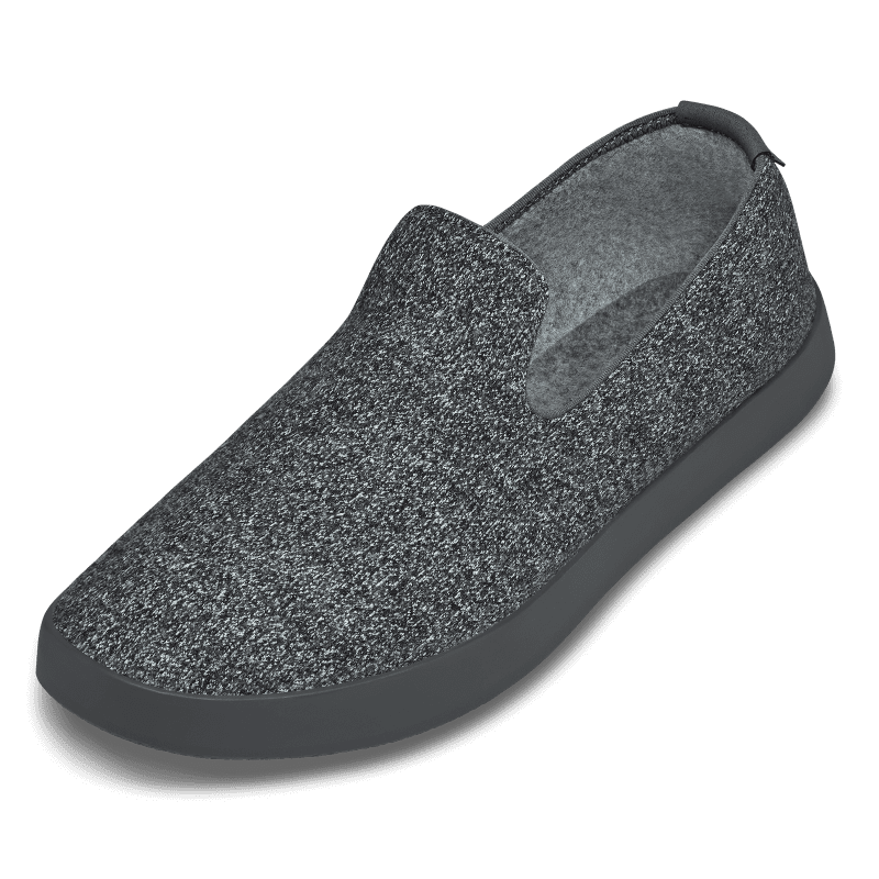 WL2MNCW SHOE ANGLE GLOBAL MENS WOOL LOUNGER 2 NATURAL GREY